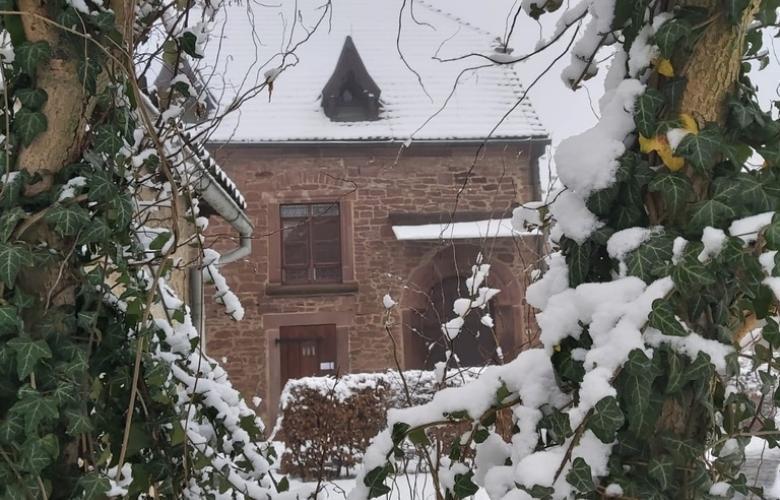 Luthers Elternhaus eingeschneit