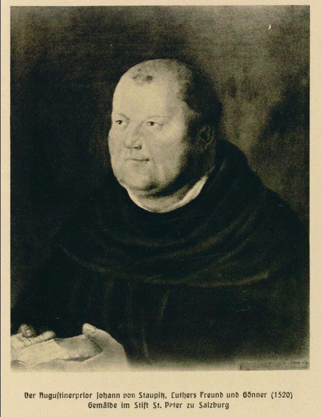 Bild des Staupitz', vergilbt
