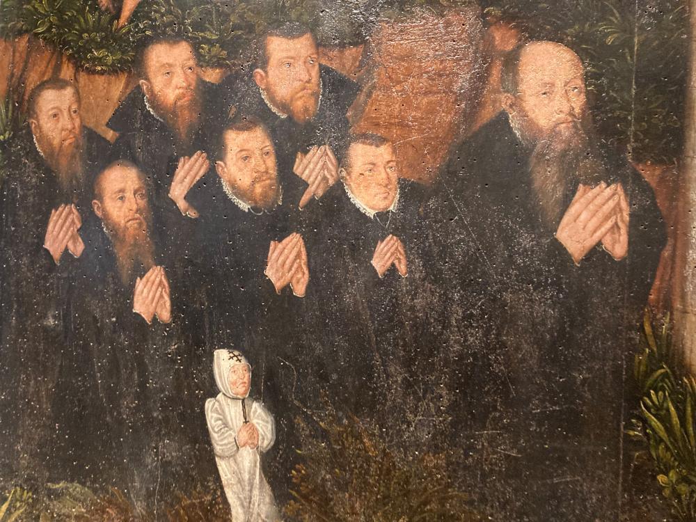 Detail des Epitaphs