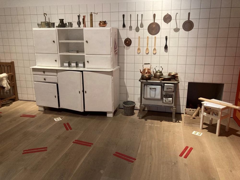 Taktiles Leitsystem in der "Küche"