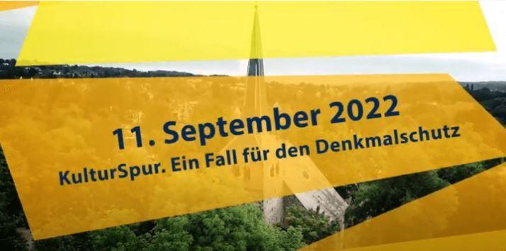 Logo "Tag des offenen Denkmals", gelb